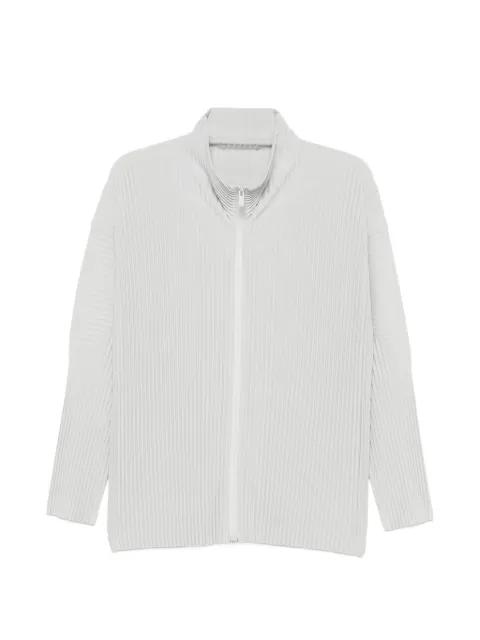 plissé zip-up shirt by ISSEY MIYAKE