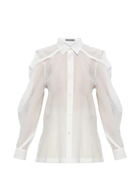 puff-sleeve shirt by ISSEY MIYAKE