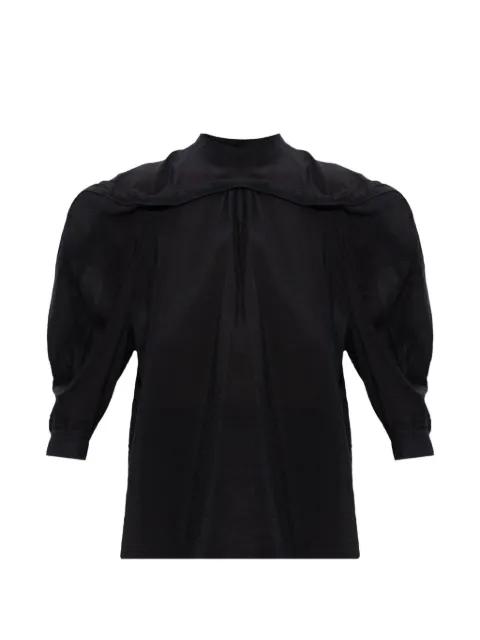 puffed-sleeve blouse by ISSEY MIYAKE