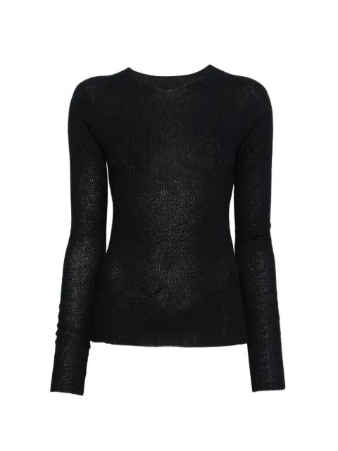 round-neck long-sleeve top by ISSEY MIYAKE