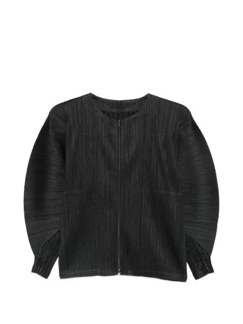 sculptural-sleeve jacket by ISSEY MIYAKE