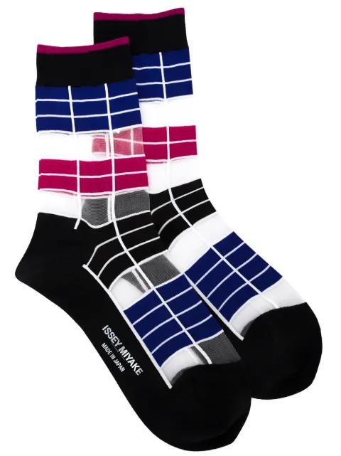 striped socks by ISSEY MIYAKE
