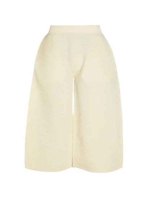 textured trousers by ISSEY MIYAKE