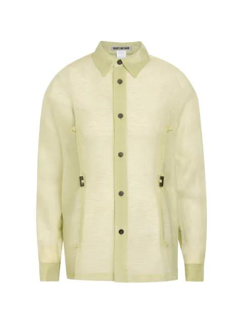 toggle-detail shirt by ISSEY MIYAKE