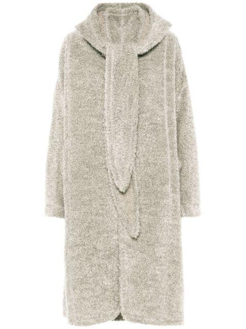 wool loop warn coat by ISSEY MIYAKE