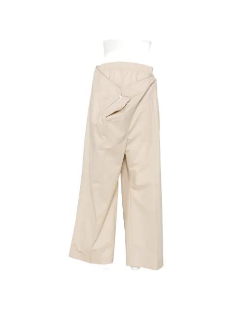 zip-detail trousers by ISSEY MIYAKE