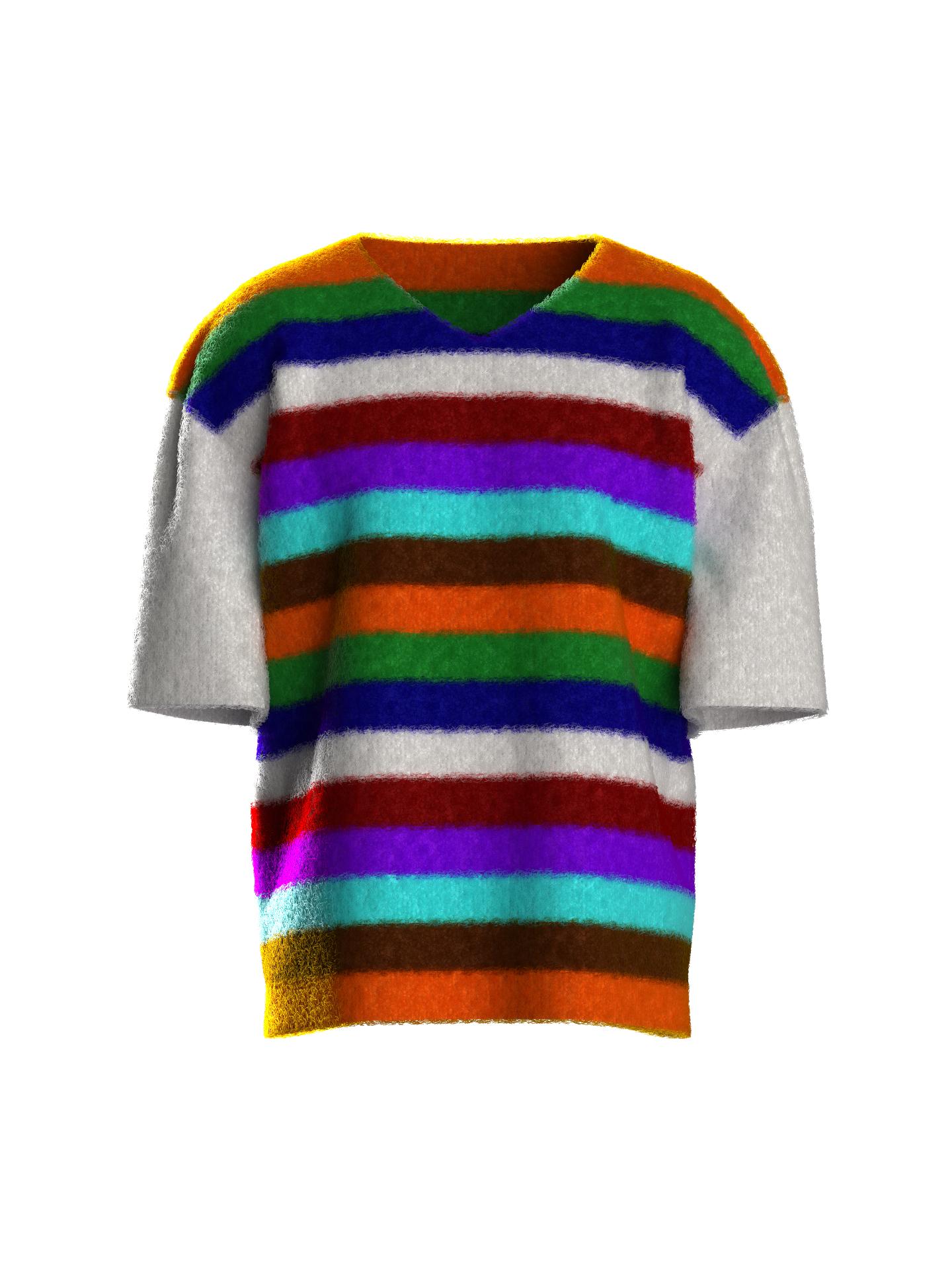 CARMINE NAPPI RAINBOW T-SHIRT by ISTITUTO MARANGONI