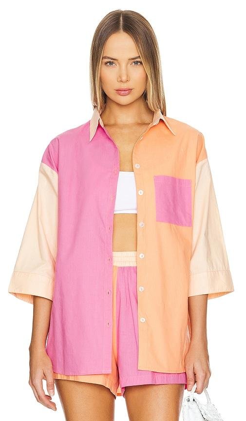 It's Now Cool The Vacay Shirt in Pink by IT'S NOW COOL