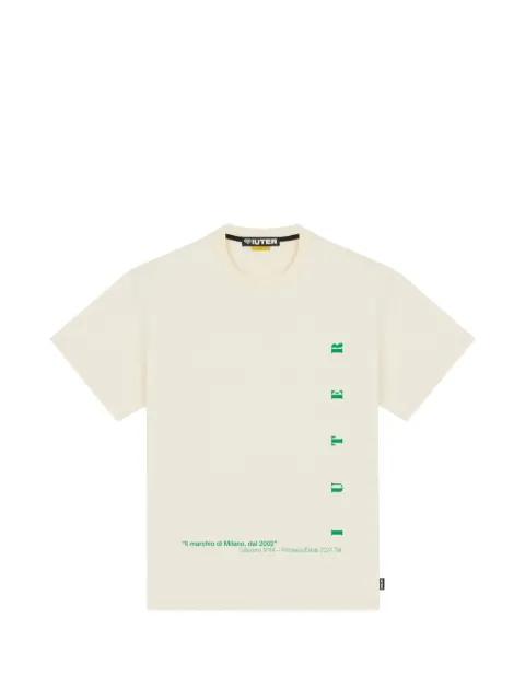 Face graphic-print T-shirt by IUTER