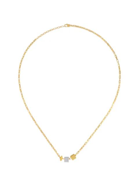 Aurelia engraved charm necklace by IVI
