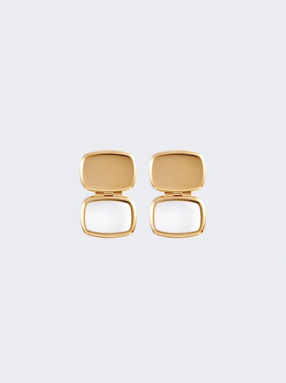 Chunky Toy Drop Earrings Yellow Gold  | The Webster by IVI