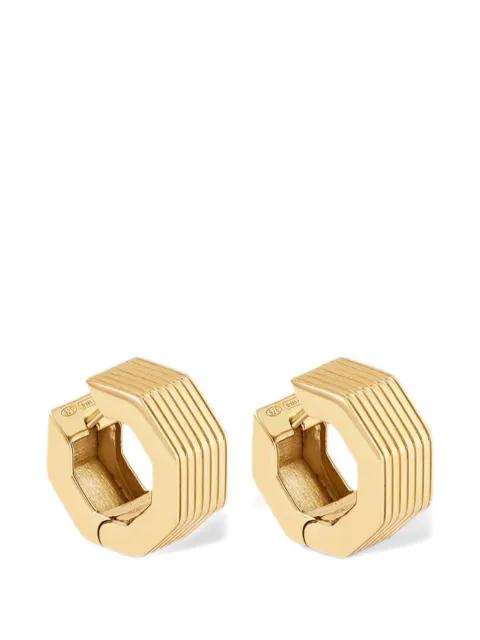 small Aurelia octagon hoop earrings by IVI