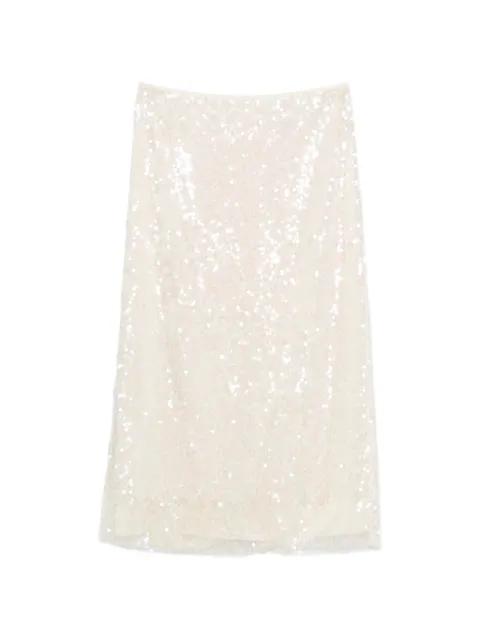 sequin-embellished midi skirt by IVORY PARIS