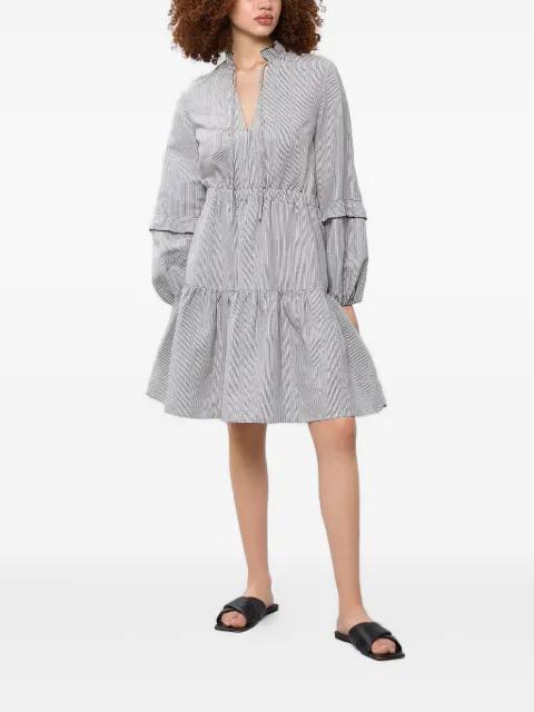 Diora ruffled striped mini dress by IVY OAK