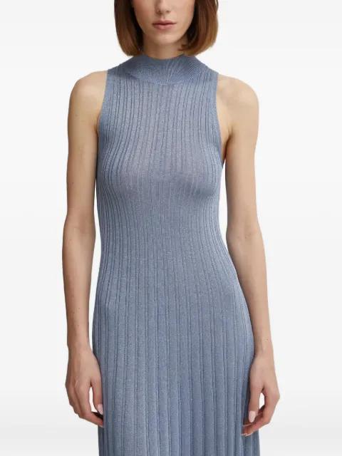Flora ribbed high-neck maxi dress by IVY OAK