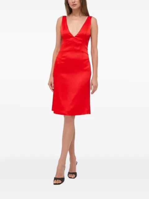 open-back sleeveless midi dress by IVY OAK