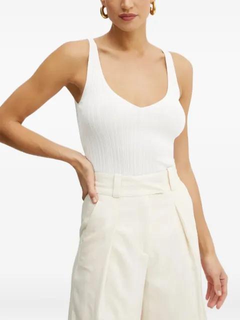 ribbed V-neck tank top by IVY OAK