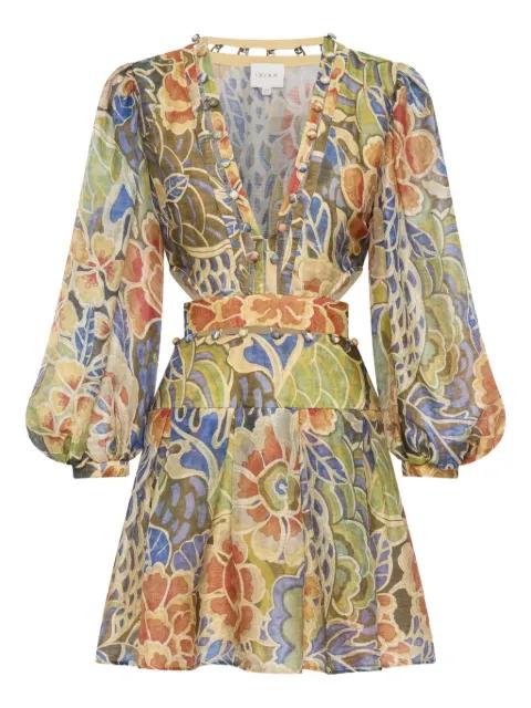 Casablanca floral-print mini dress by IXIAH
