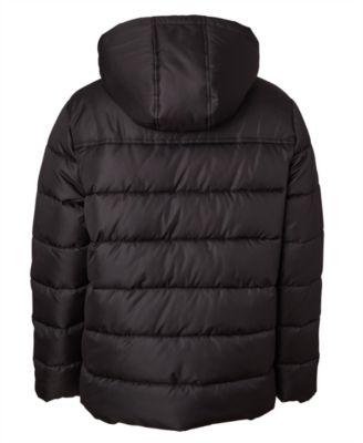 Big Boys' Ripstop Mini Puffer Jacket with Beanie by IXTREME Big Boys' Ripstop Mini Puffer Jacket with Beanie by IXTREME
