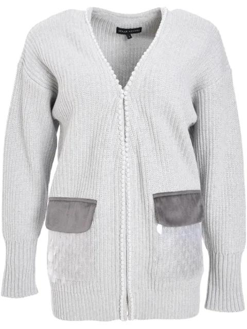 cotton cardigan by IZAAK AZANEI