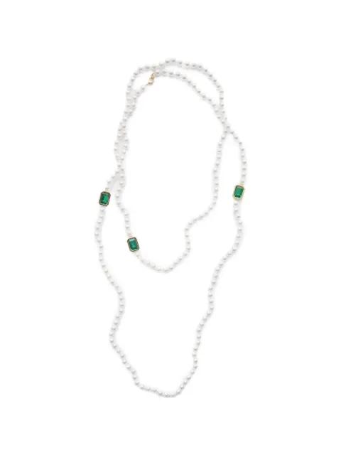 Mega Pearl cubic-zirconia necklace by IZABEL DISPLAY