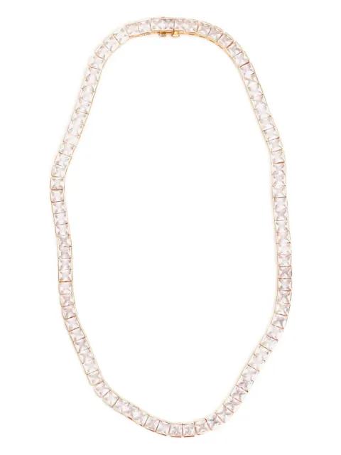 Tennis square necklace by IZABEL DISPLAY