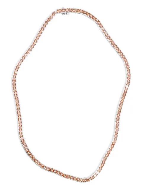 Tennis square necklace by IZABEL DISPLAY