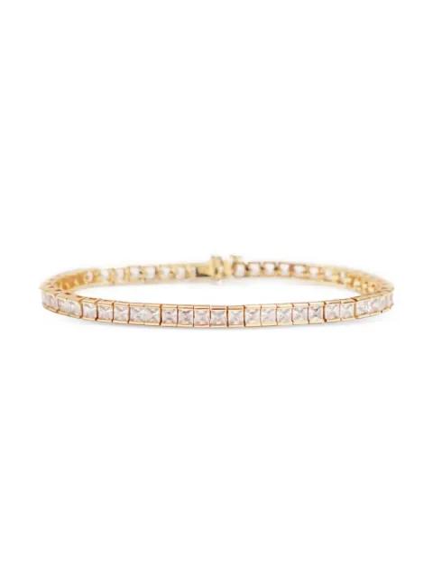 square-cut zirconia tennis bracelet by IZABEL DISPLAY