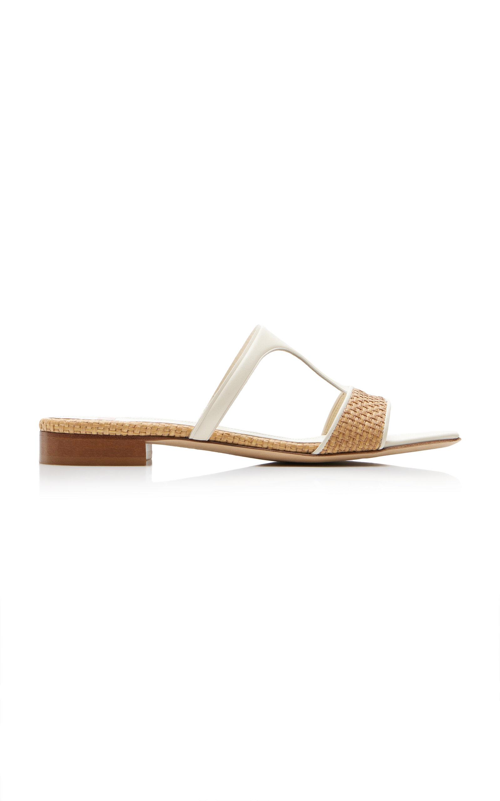 IZIE Exclusive La Isla Harley Raffia Sandals - Moda Operandi by IZIE
