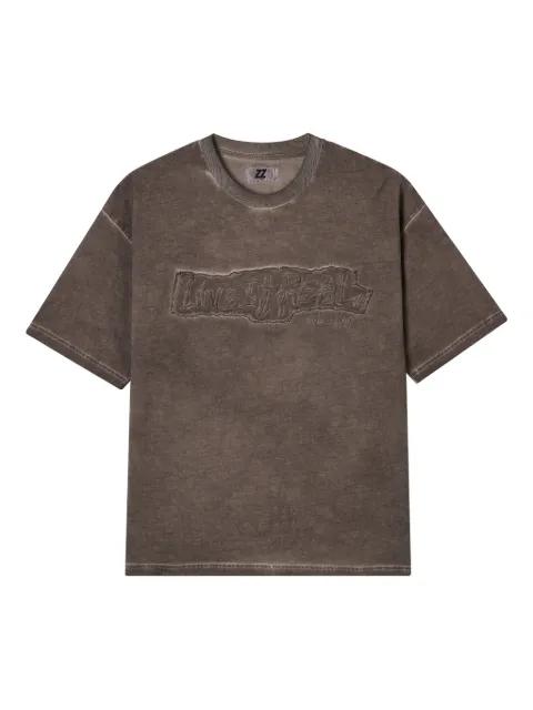 Embroidered-logo cotton T-shirt by IZZUE