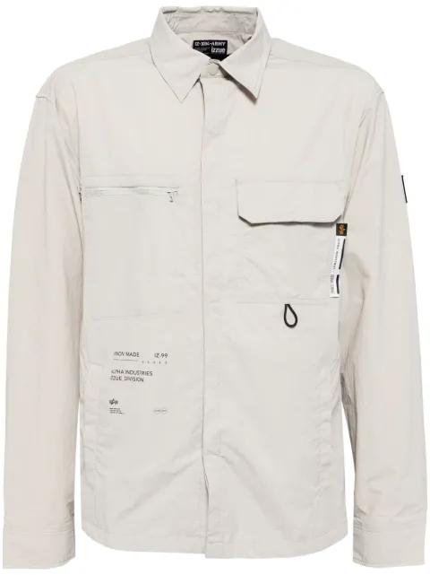 Utility shirt jacket by IZZUE