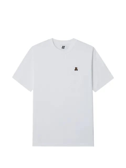 bear-detail cotton T-shirt by IZZUE