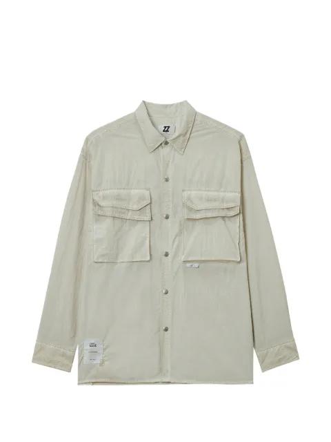 chest-pockets shirt by IZZUE