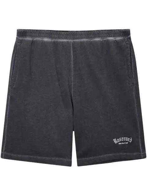 cotton track shorts by IZZUE