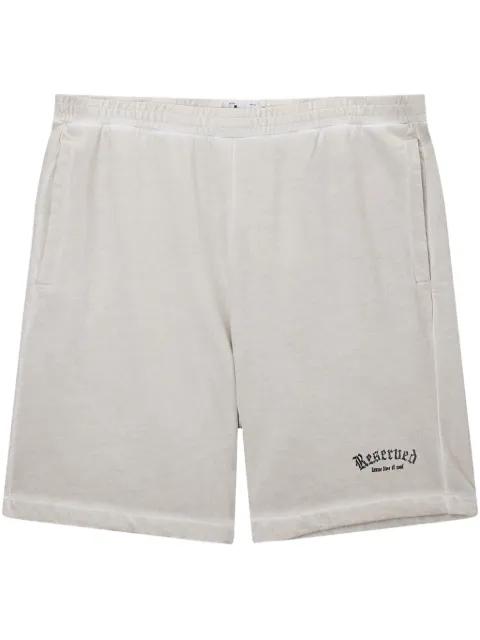 cotton track shorts by IZZUE