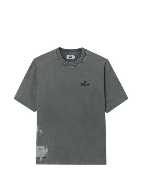 crew-neck cotton T-shirt by IZZUE