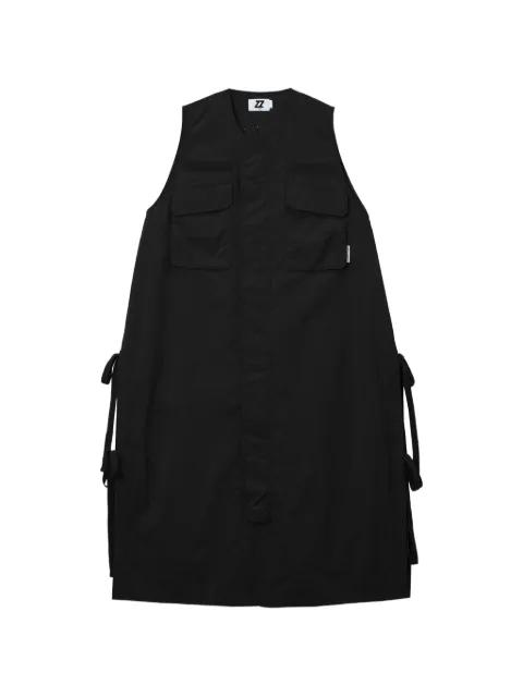 crew-neck sleeveless midi dress by IZZUE