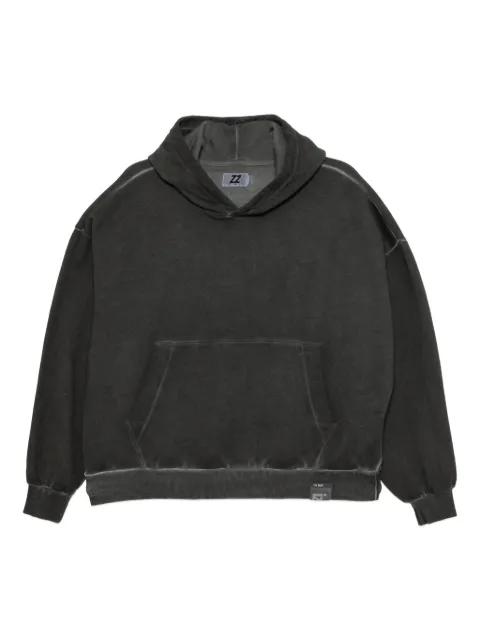 graphic-embroidered hoodie by IZZUE