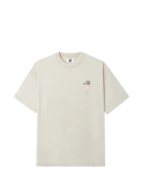 graphic-print short-sleeve T-shirt by IZZUE