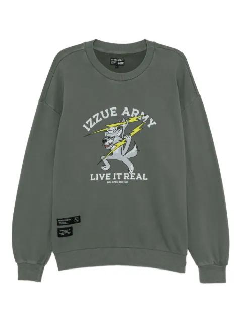 graphic-print sweatshirt by IZZUE