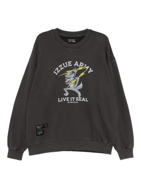 graphic-print sweatshirt by IZZUE