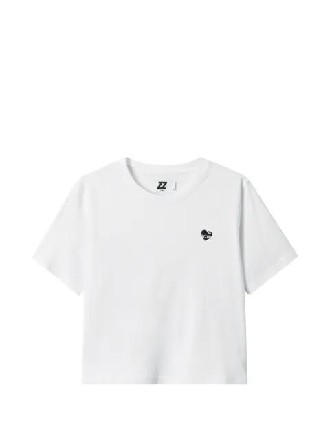 heart-motif T-shirt by IZZUE