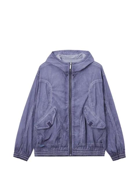 hoodied zipped jacket by IZZUE