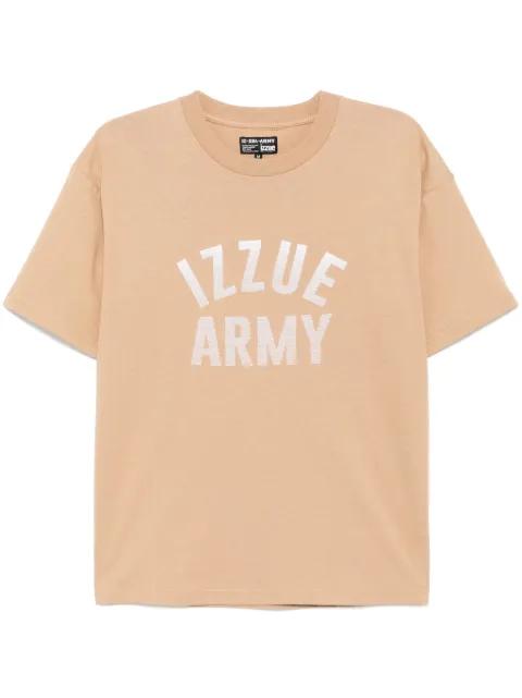 logo-embroidered T-shirt by IZZUE