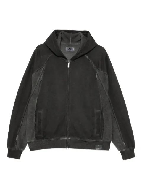 logo-embroidered hoodie by IZZUE