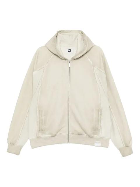 logo-embroidered hoodie by IZZUE