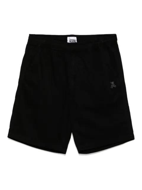 logo-embroidered shorts by IZZUE