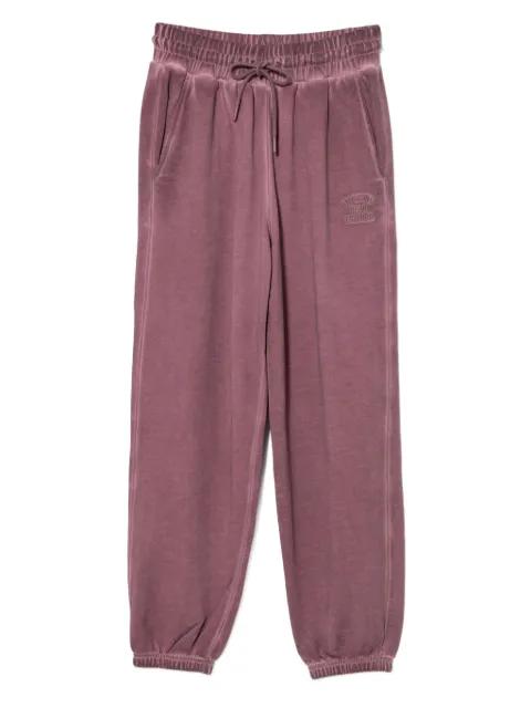 logo-embroidered track pants by IZZUE