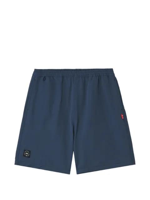 logo-patch elasticated-waist shorts by IZZUE