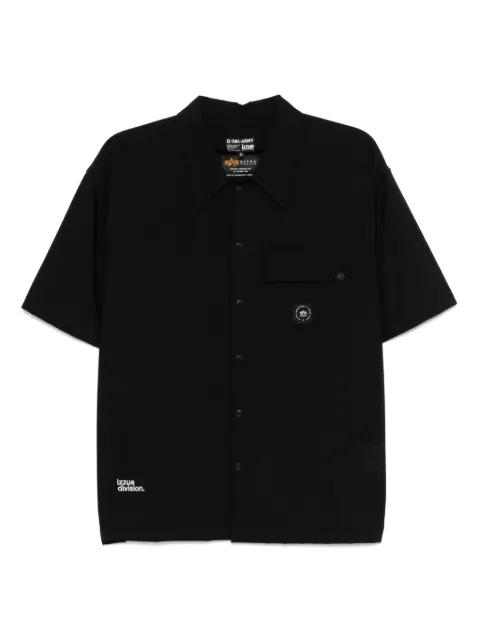 logo-patch shirt by IZZUE
